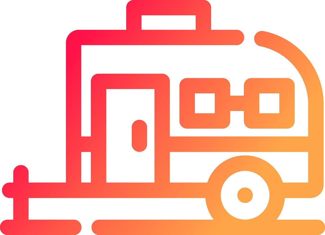 Caravan Creative Icon Design vector