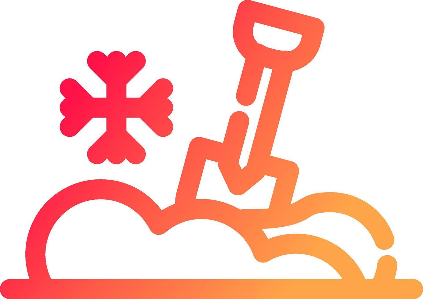 Shovel Creative Icon Design vector