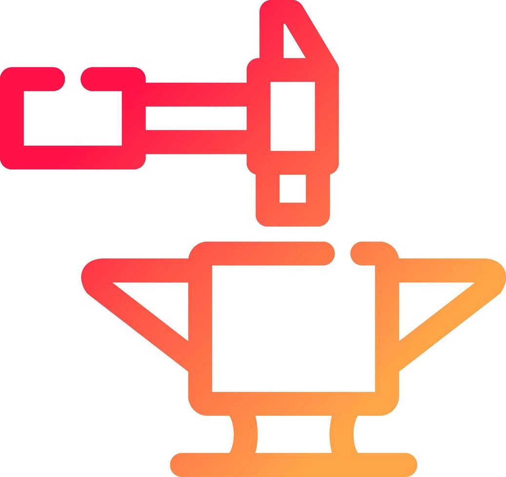 Anvil Creative Icon Design vector