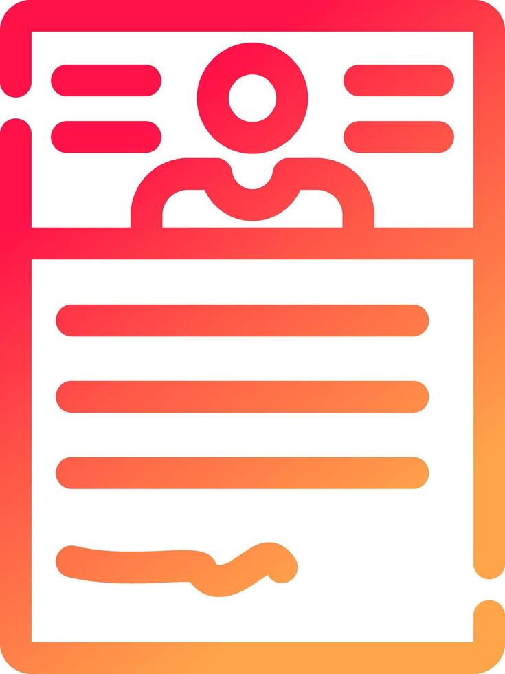 glyph  colour Gradient Circle vector