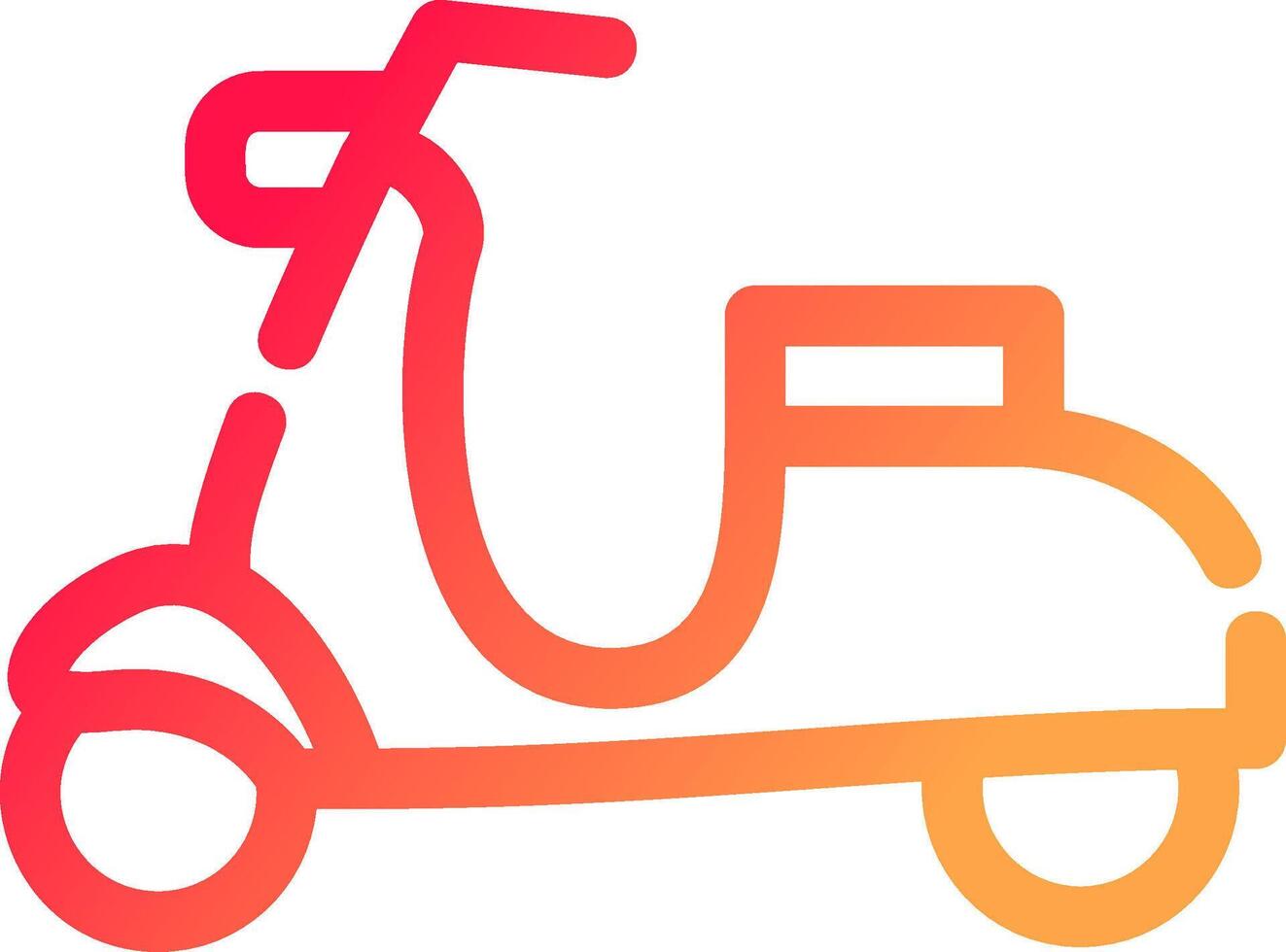 Scooter Creative Icon Design vector
