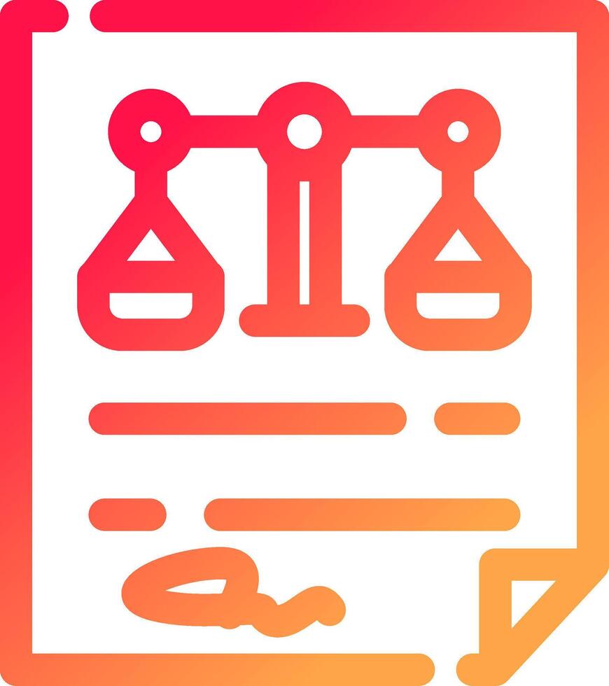 Law Creative Icon Design vector