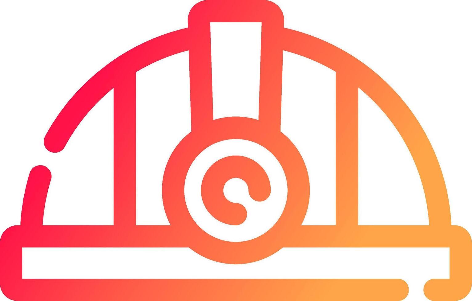 Helmet Creative Icon Design vector