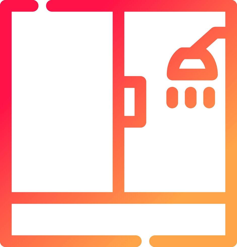 Shower Creative Icon Design vector