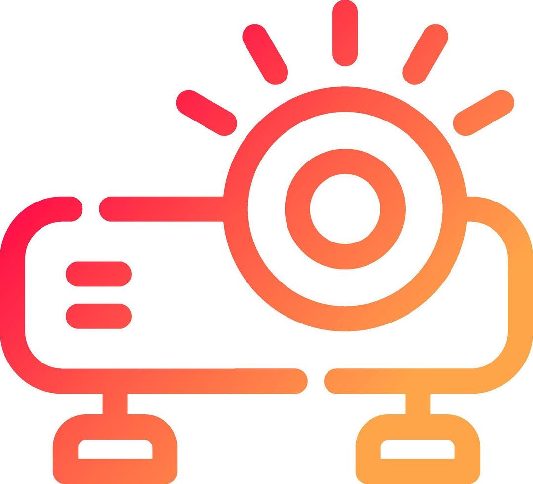 Projector Creative Icon Design vector