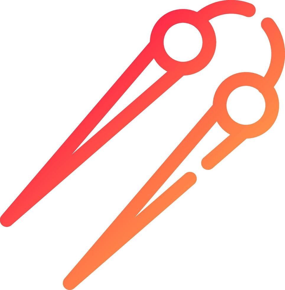 Knitting Needles Creative Icon Design vector