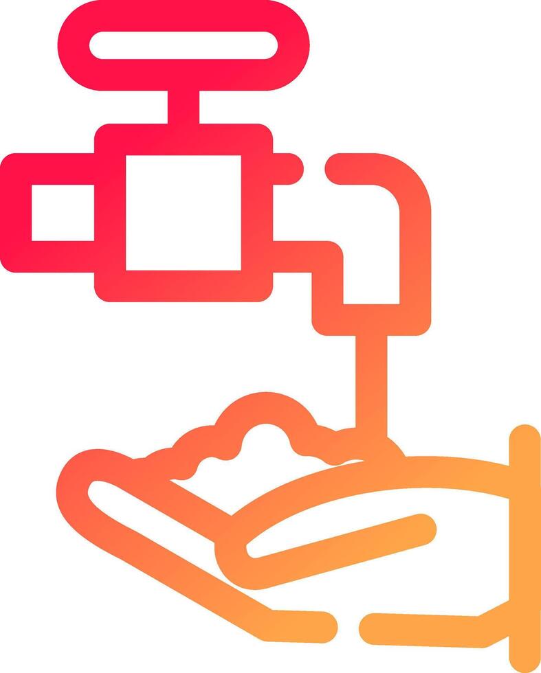 Handwash Creative Icon Design vector