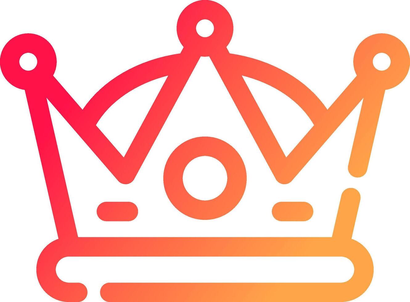 Crown Creative Icon Design vector