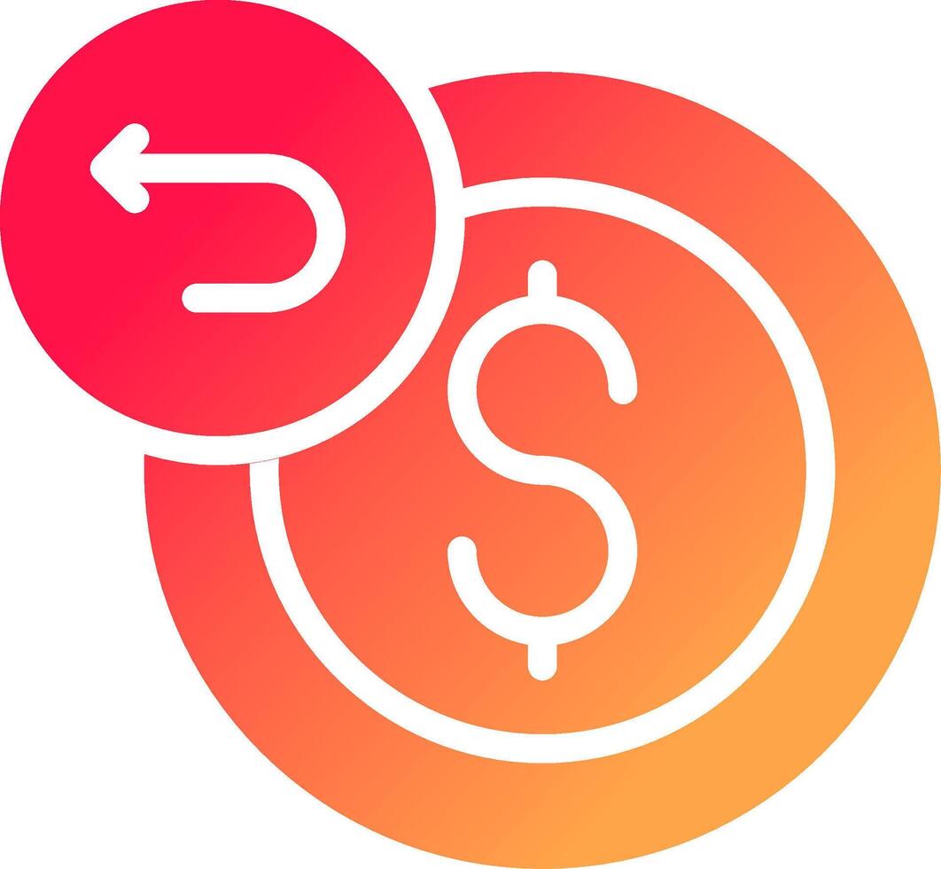 glyph  colour Gradient Circle vector