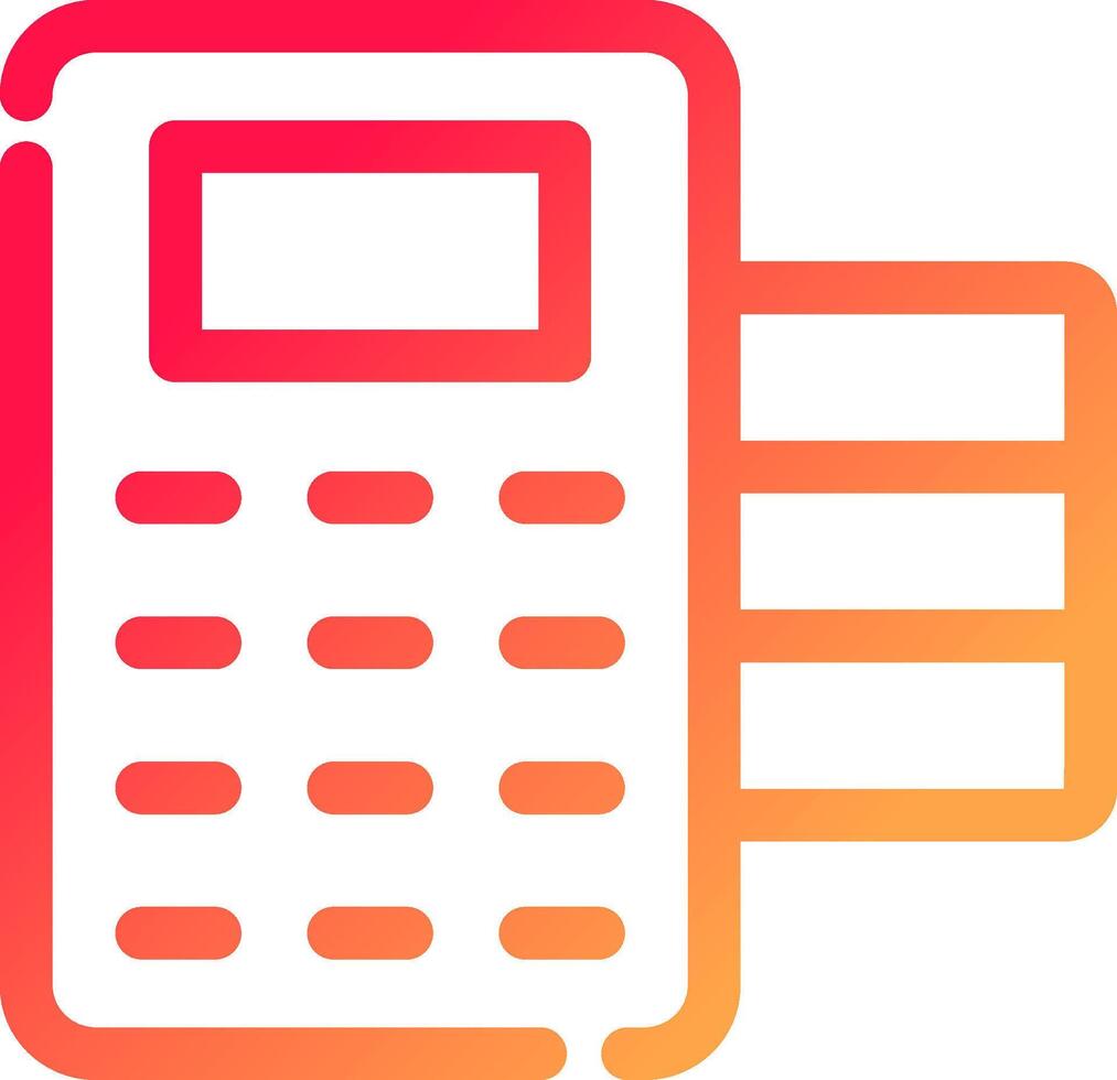 glyph  colour Gradient Circle vector