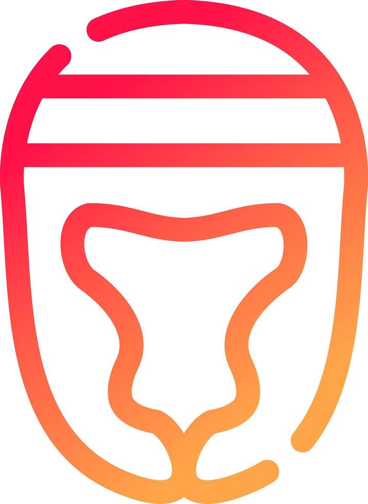 Helmet Creative Icon Design vector