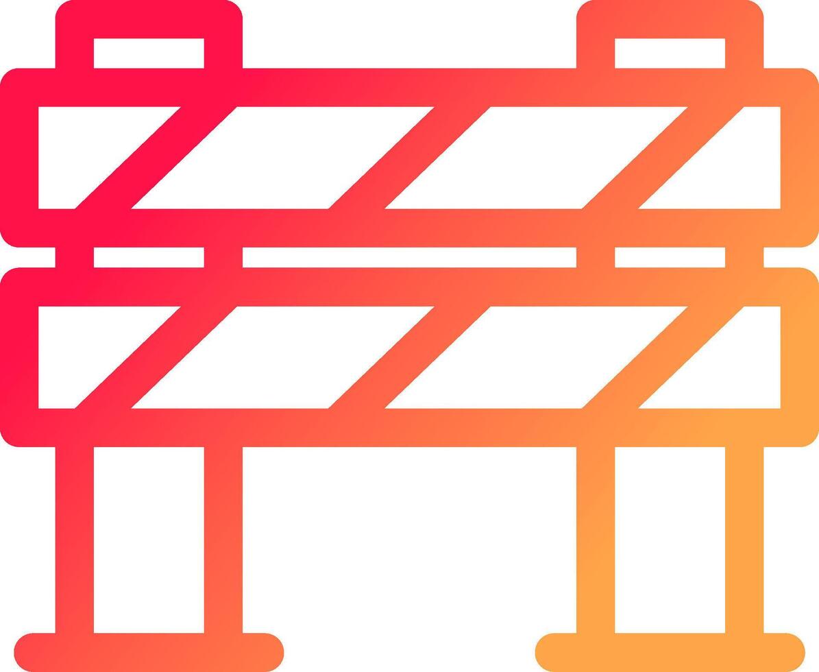 Barrier Creative Icon Design vector