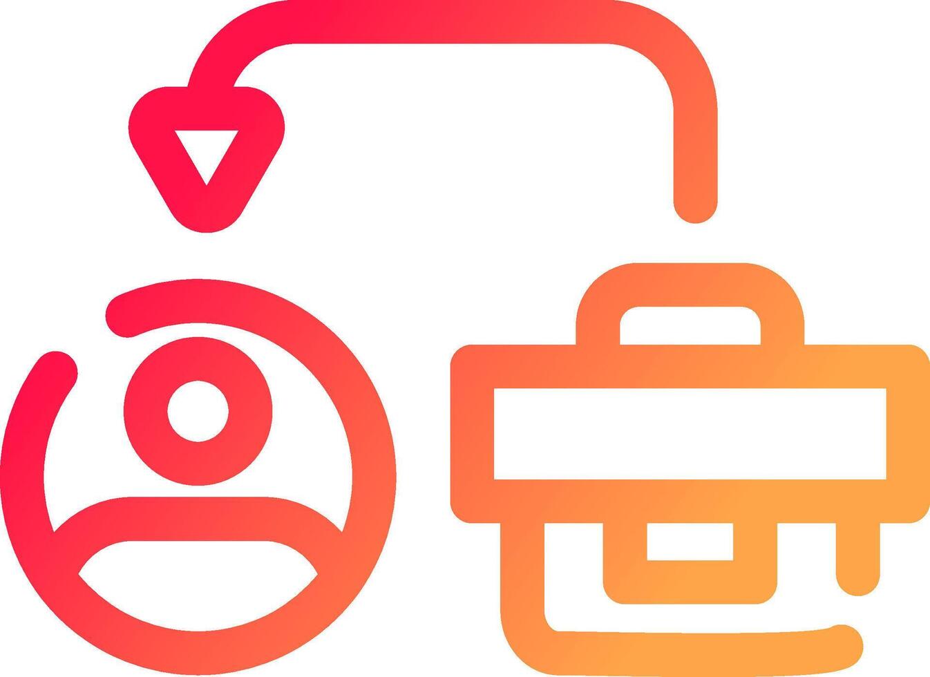 B2C Creative Icon Design vector