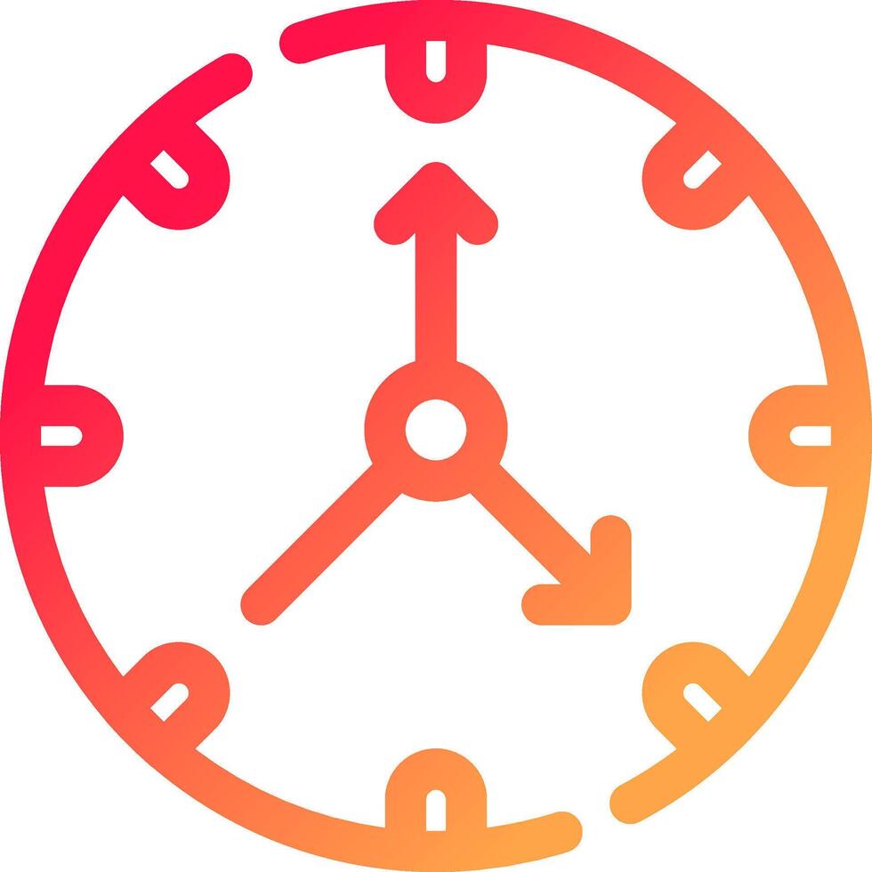 Clock Creative Icon Design vector