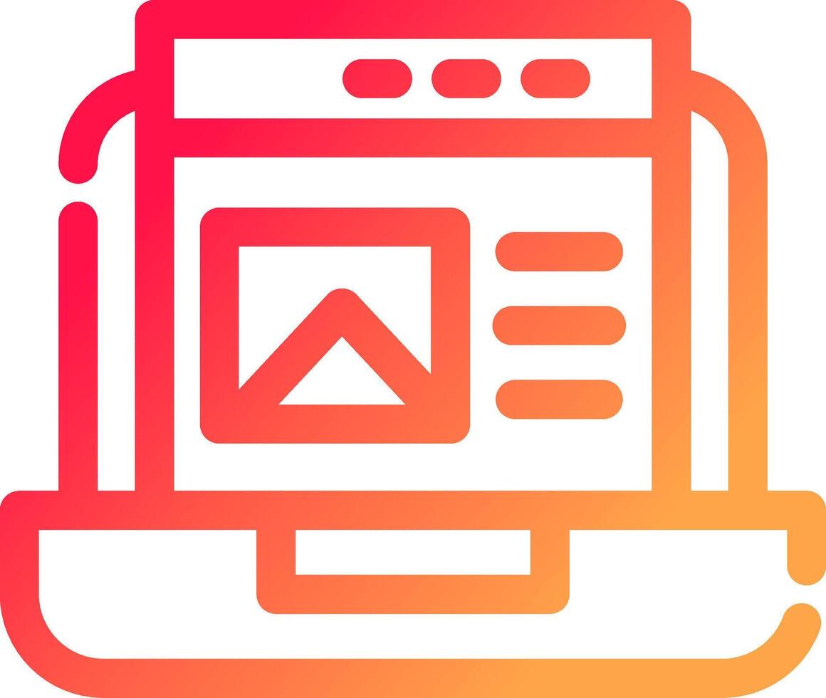 glyph  colour Gradient Circle vector