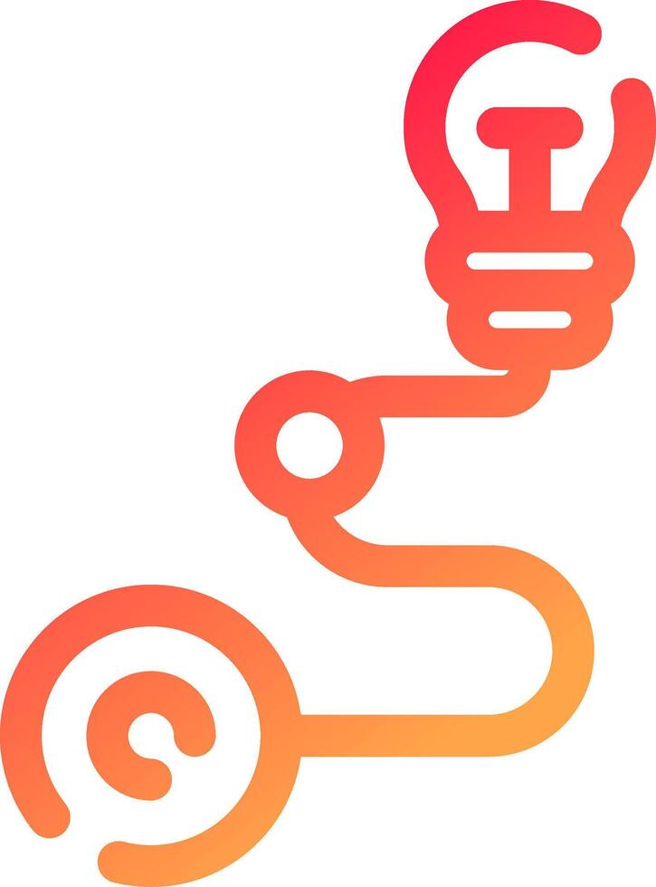 glyph  colour Gradient Circle vector