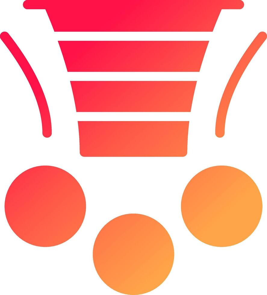 glyph  colour Gradient Circle vector