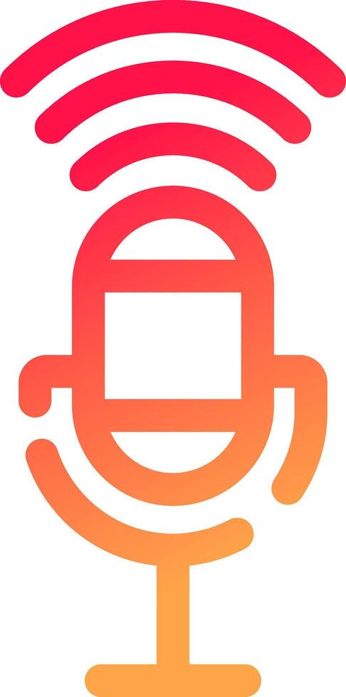 Voice Control Creative Icon Design vector