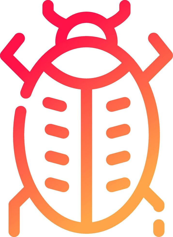 Bug Creative Icon Design vector
