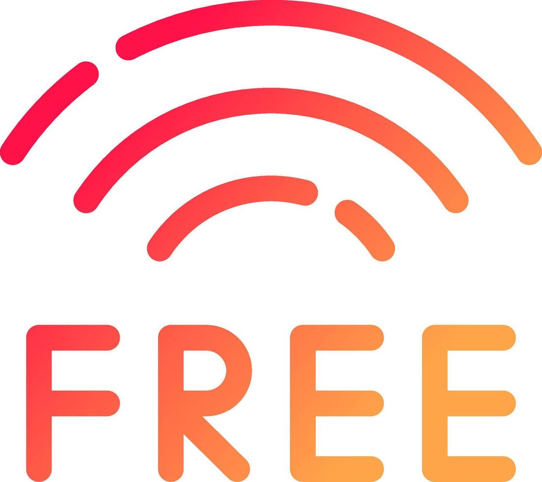 Free Wifi Creative Icon Design vector