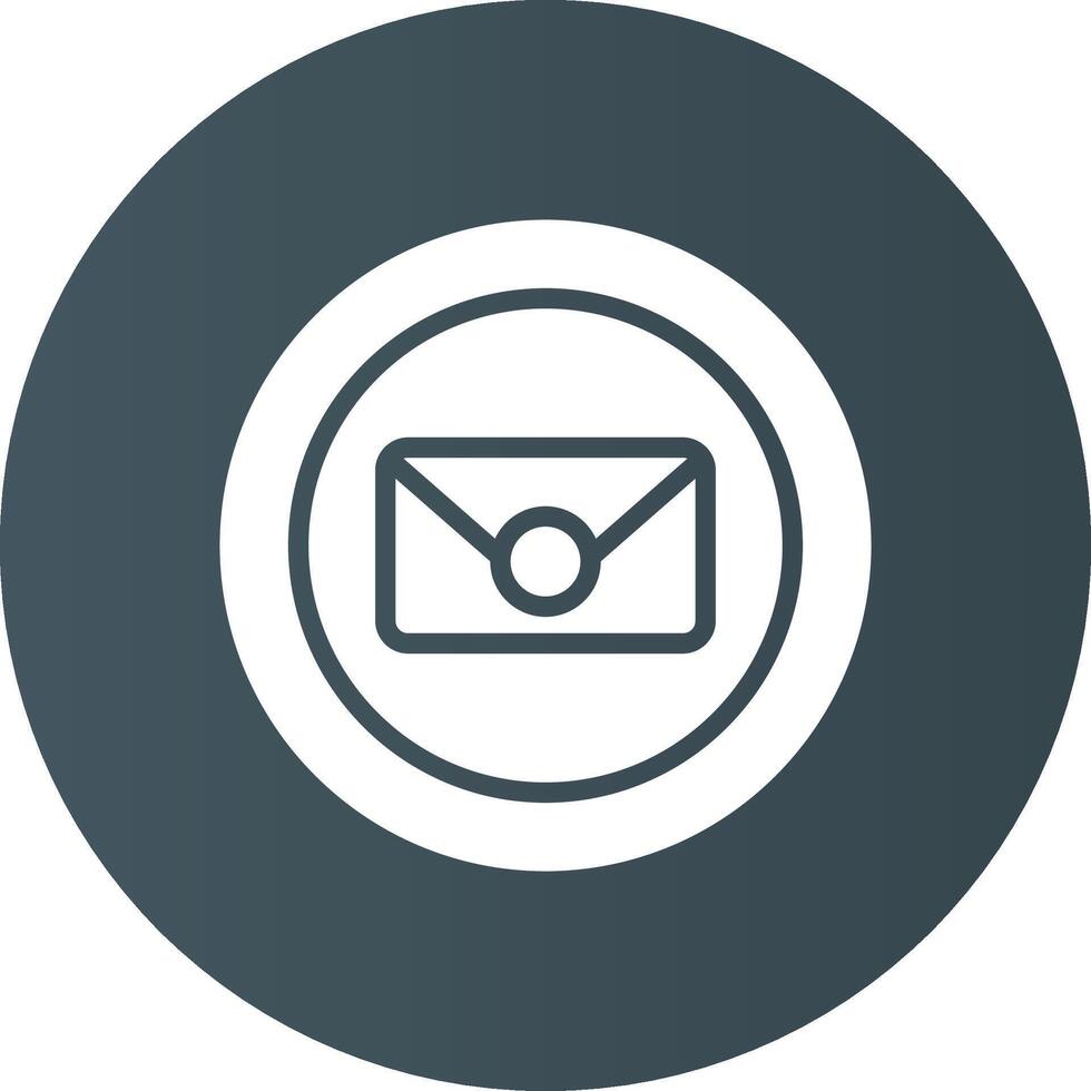 Glyph Circle Light Black Gradient vector
