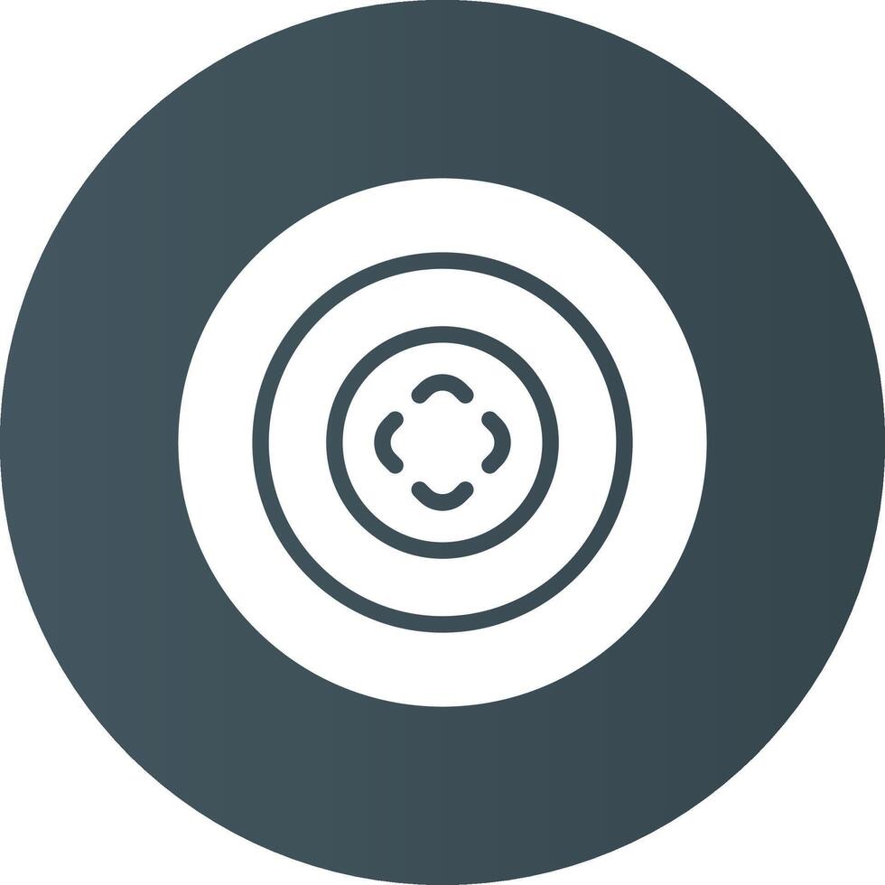 Bullseye Creative Icon Design vector
