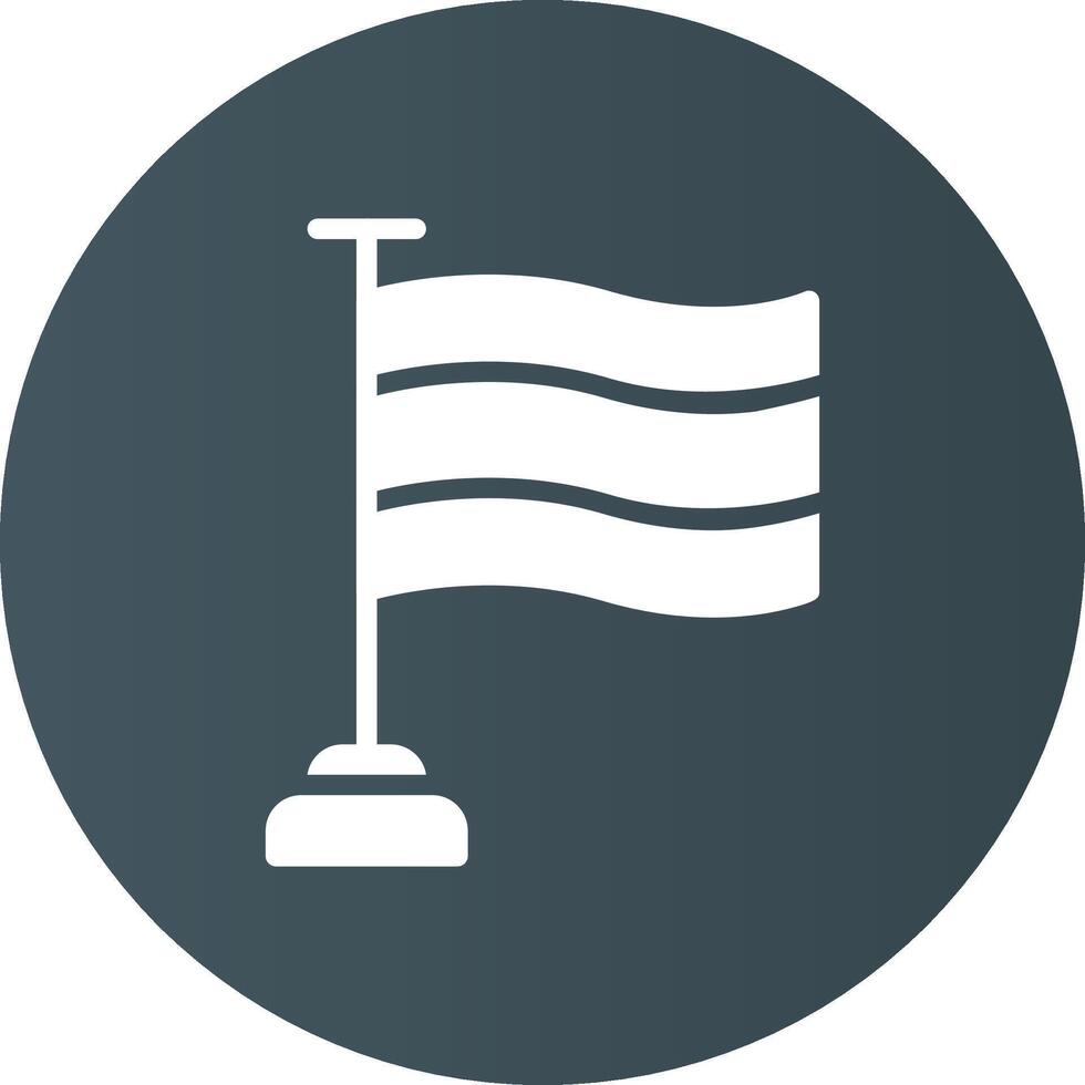 Flag Creative Icon Design vector