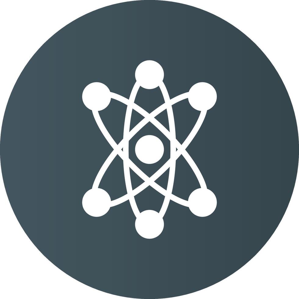 Atom Creative Icon Design vector
