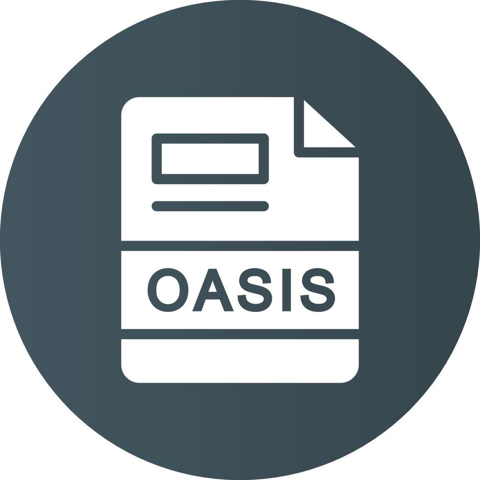 OASIS Creative Icon Design vector