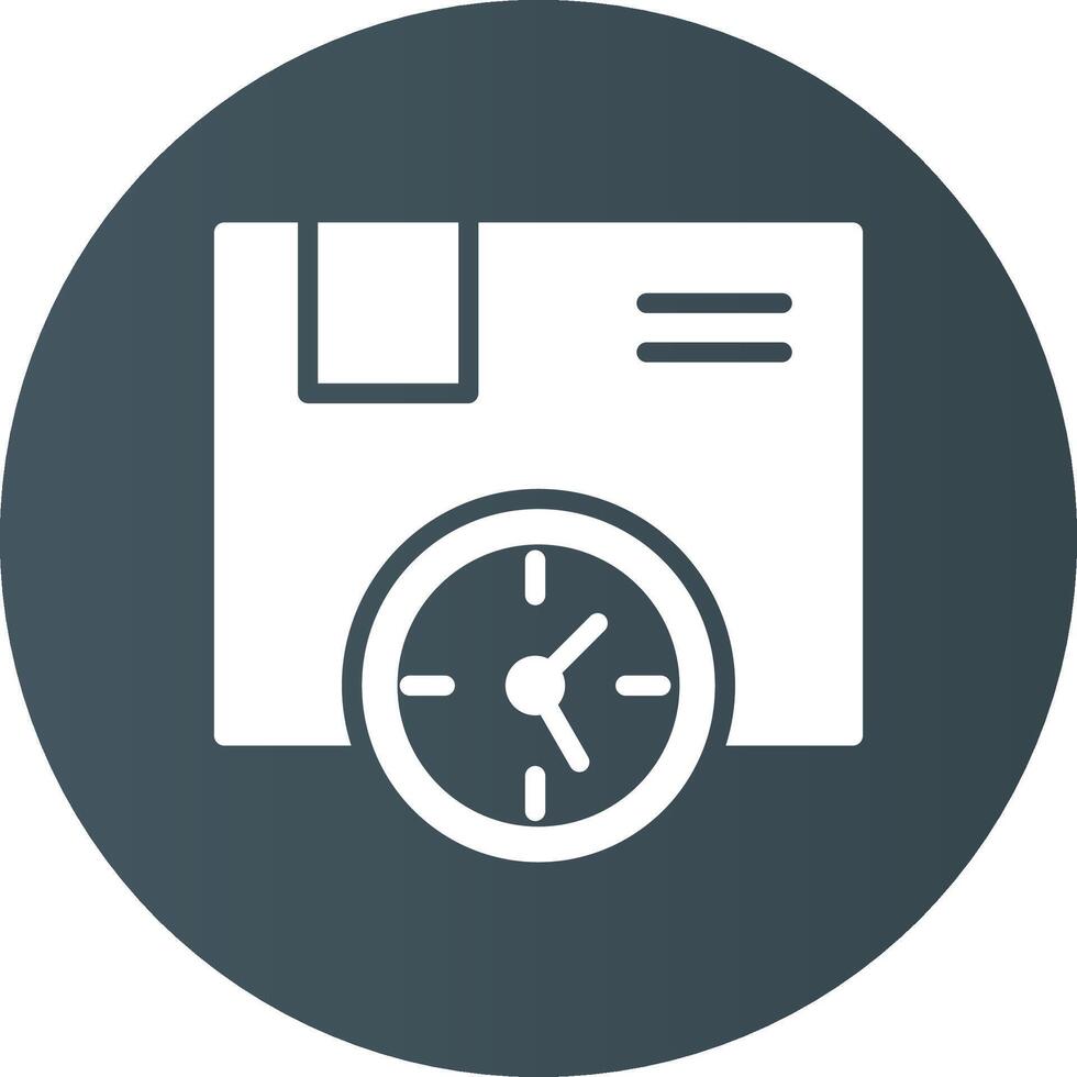 Delivery Time Creative Icon Design vector
