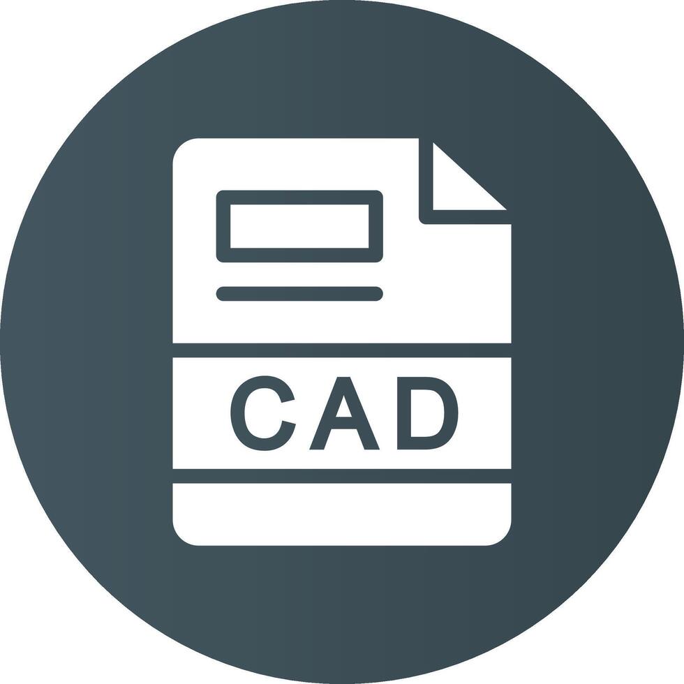 CAD Creative Icon Design vector