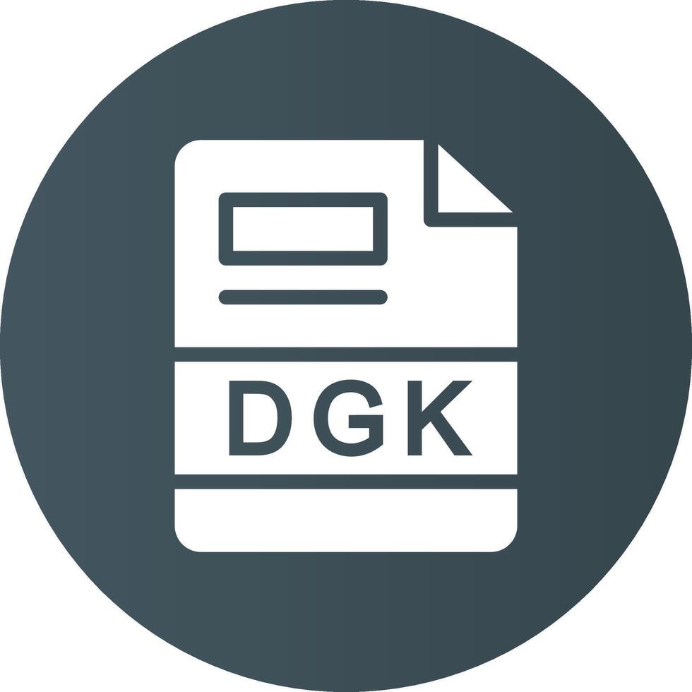 DGK Creative Icon Design vector