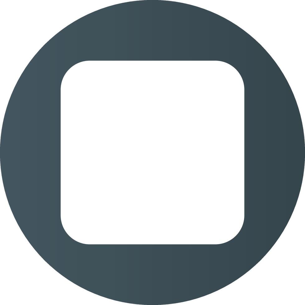 Glyph Circle Light Black Gradient vector