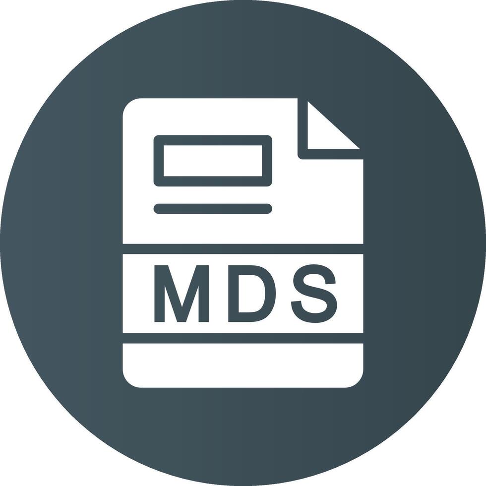 MDS Creative Icon Design vector