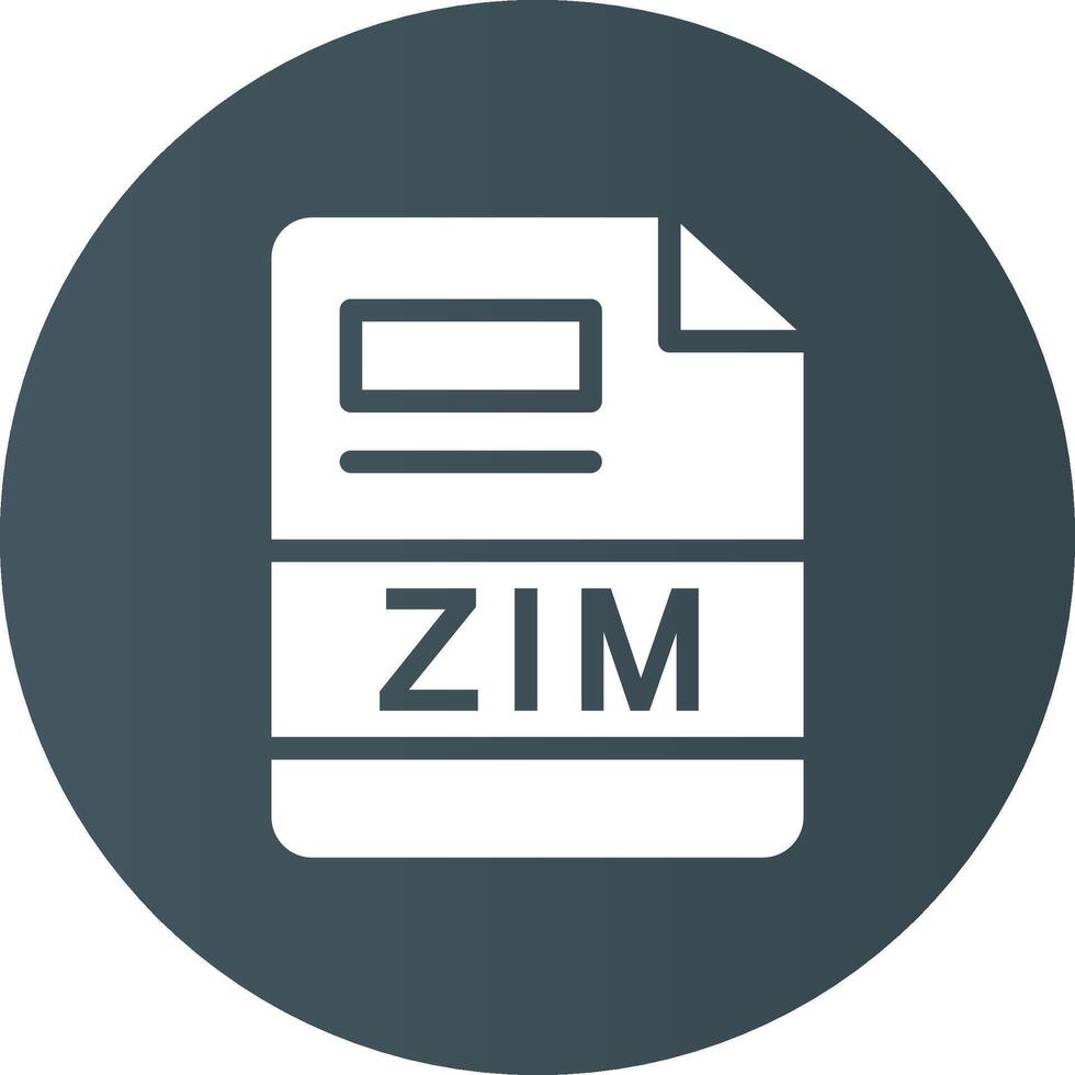 ZIM Creative Icon Design vector