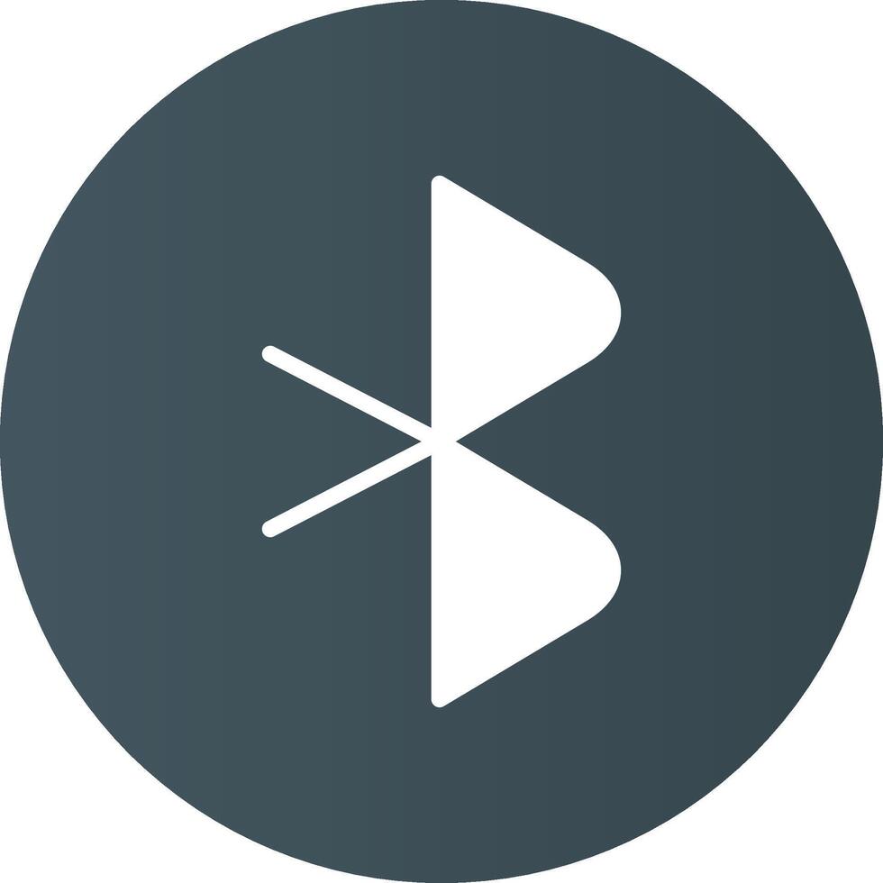 Bluetooth Creative Icon Design vector