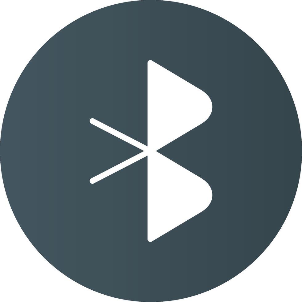 diseño de icono creativo bluetooth vector