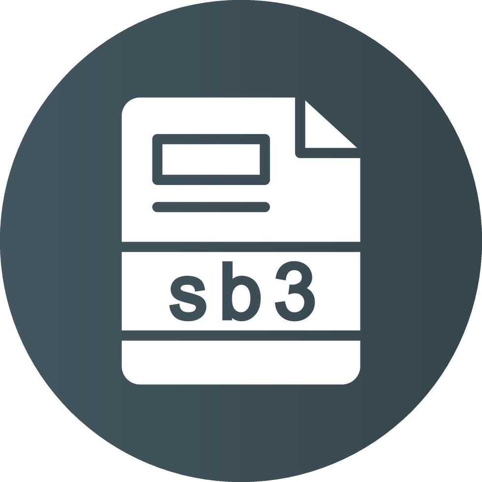 sb3 Creative Icon Design vector