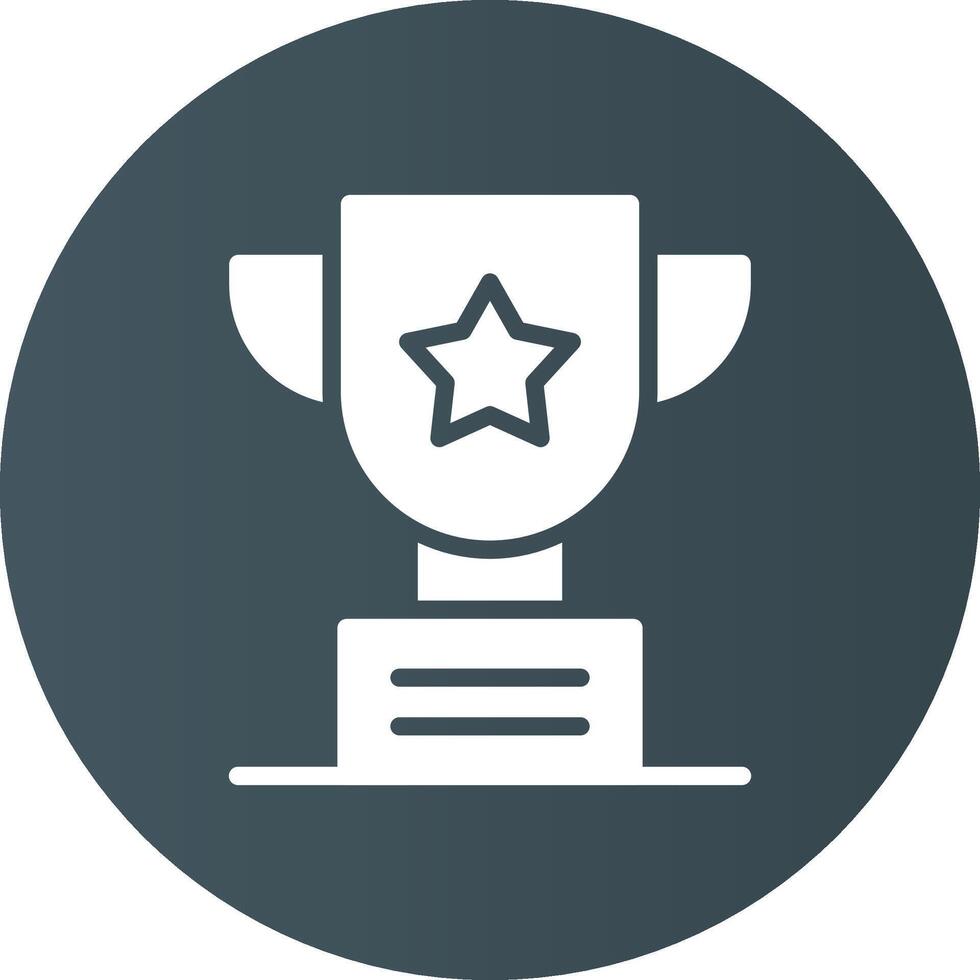 Trophy Creative Icon Design vector