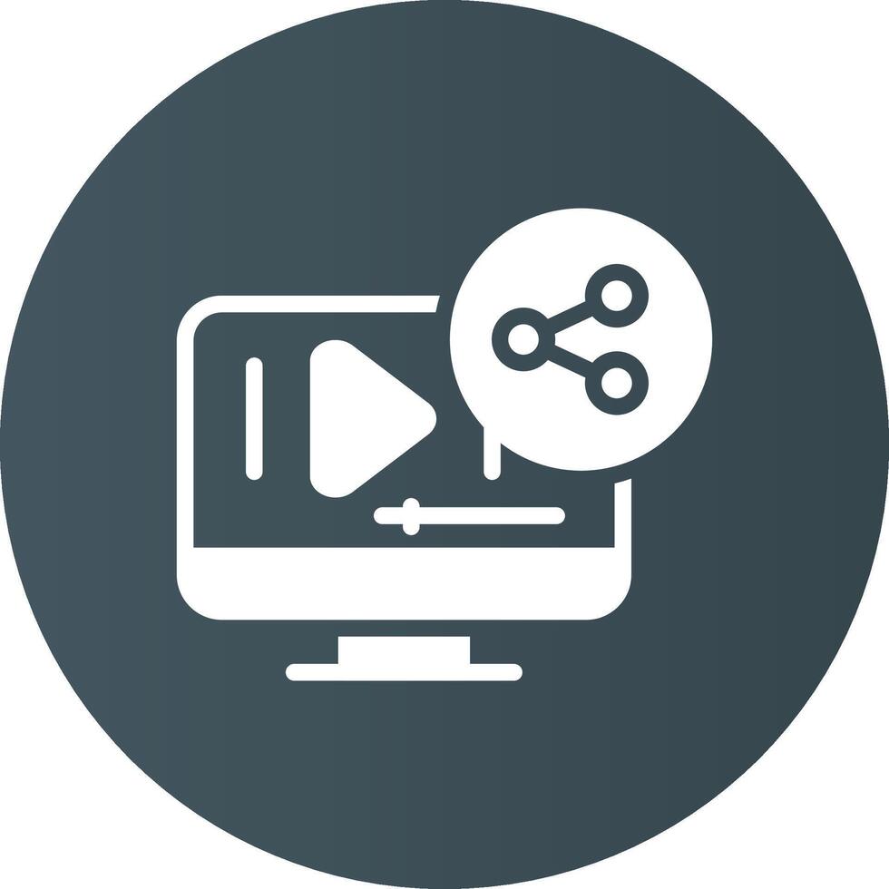 Content Sharing Creative Icon Design vector