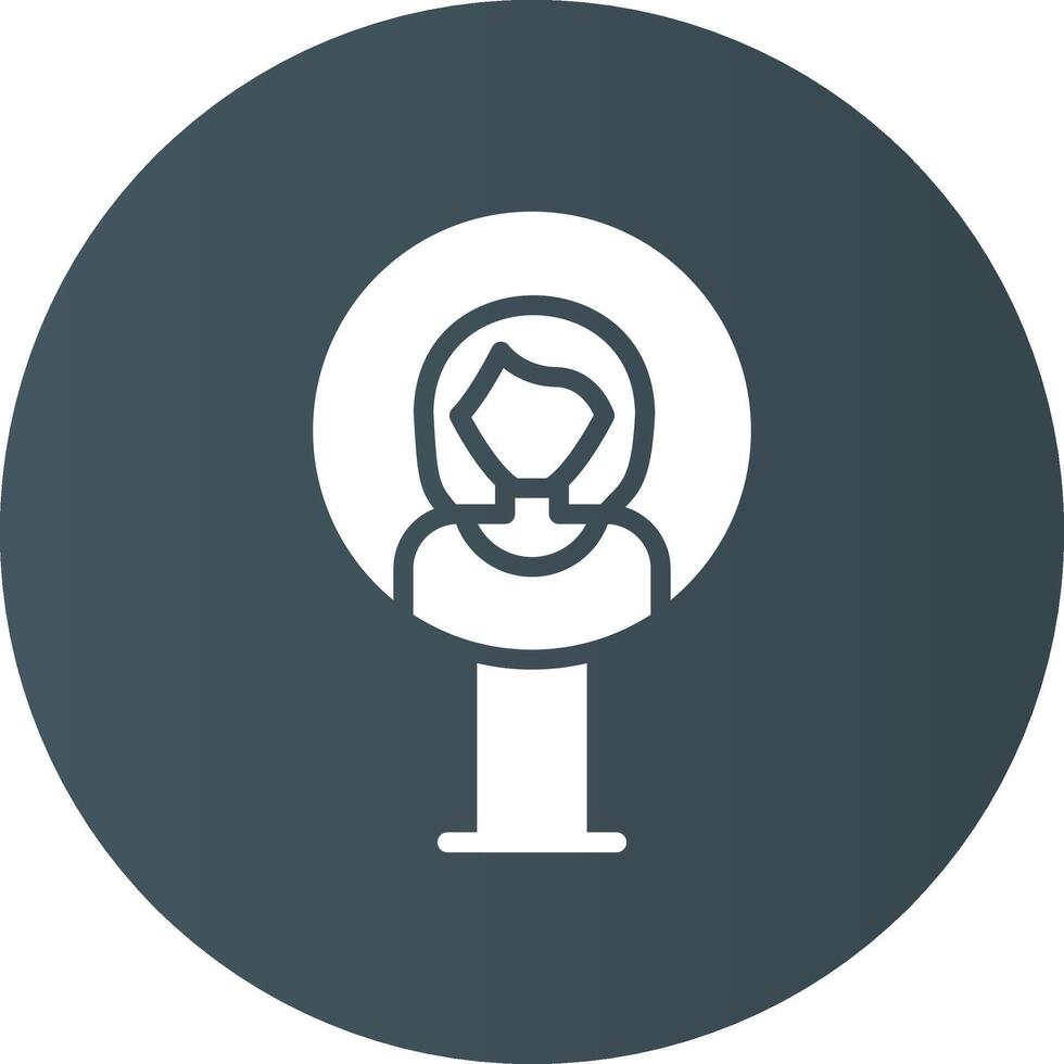 User Placeholder Creative Icon Design vector