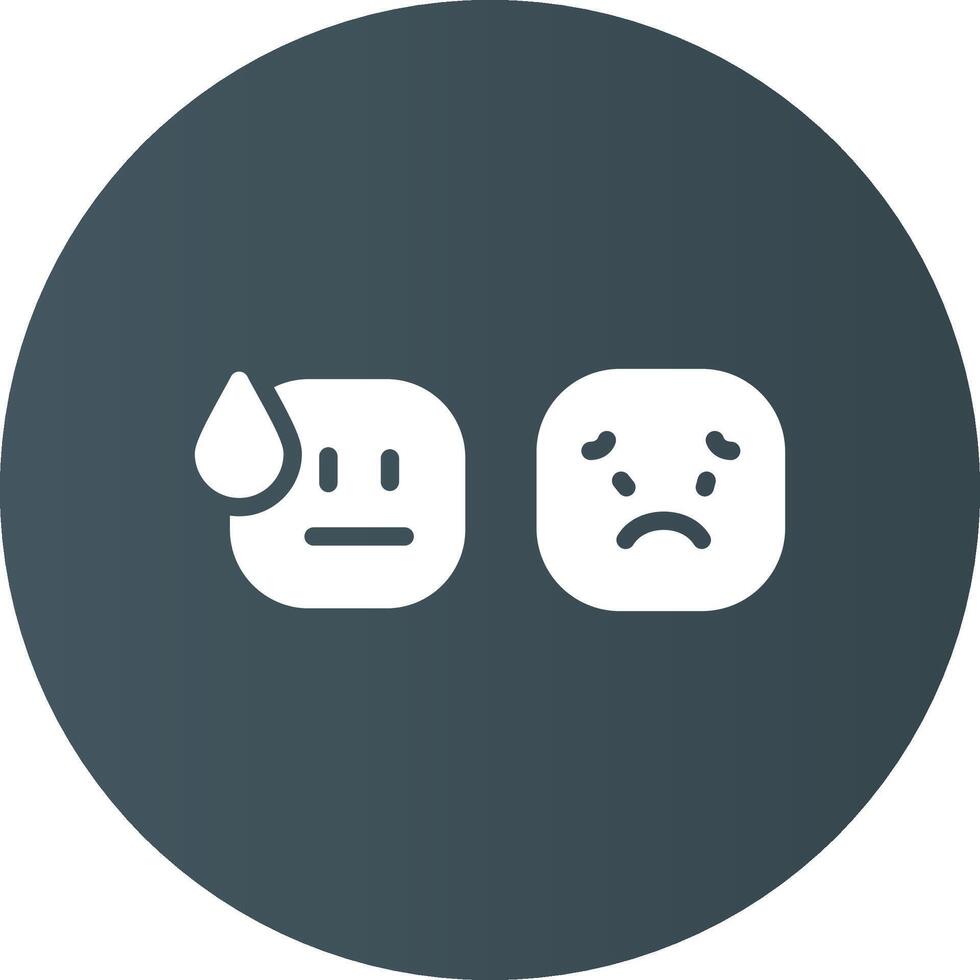 Basic Emotion Creative Icon Design vector