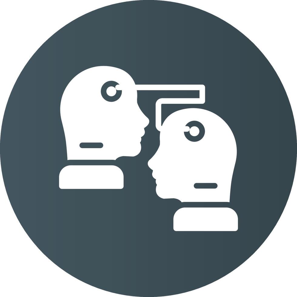 Telepathy Creative Icon Design vector