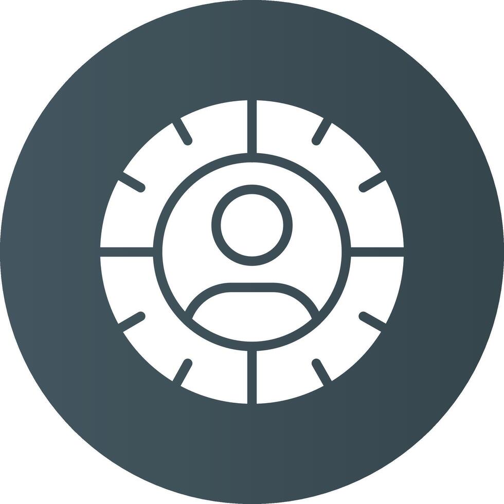 Target Audience Creative Icon Design vector