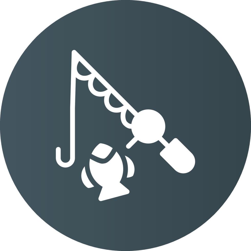 Sport Fishing Creative Icon Design vector