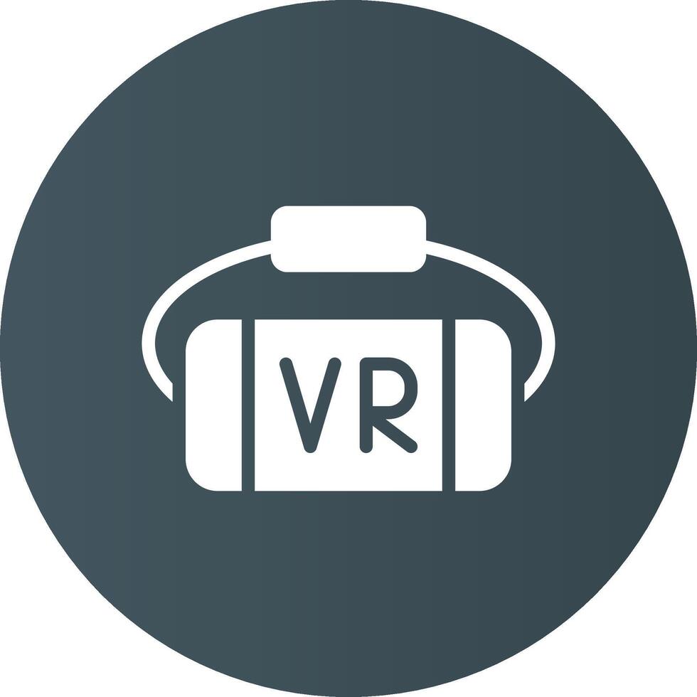 VR Glasses Creative Icon Design vector