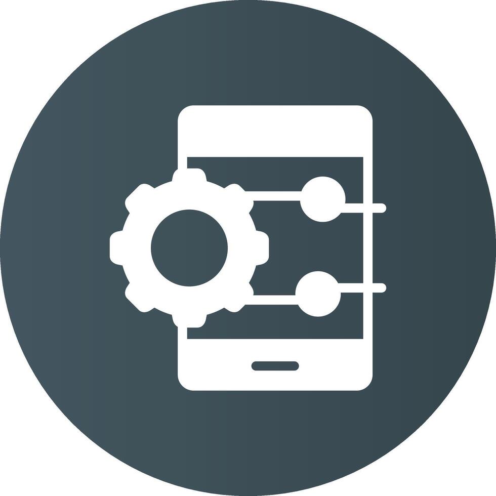 Project Management App Creative Icon Design vector