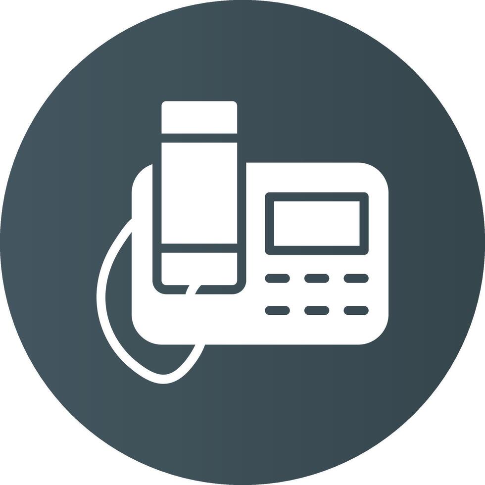 Telephone Creative Icon Design vector