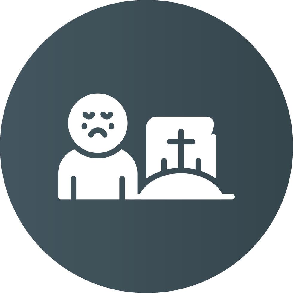 Grave Creative Icon Design vector