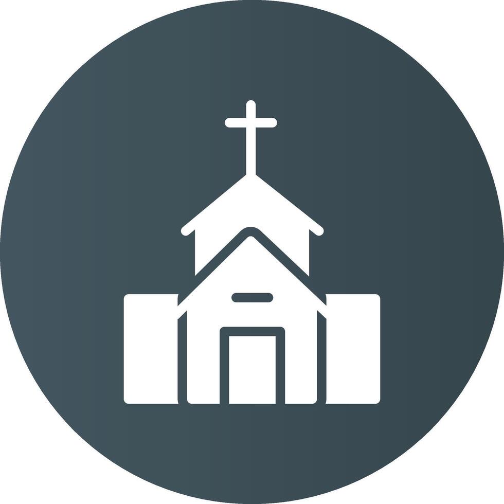 diseño de icono creativo de iglesia vector